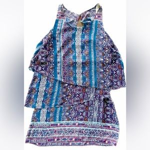 Chelsea 28 flowy tiered shift dress